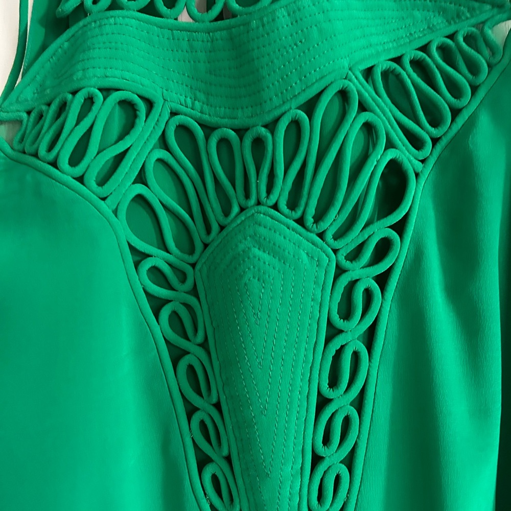 Stella McCartney Green silk long dress
